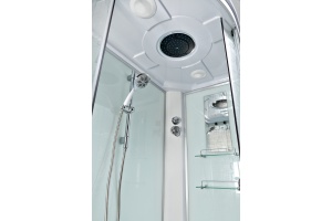 Душевая кабина DETO EM4511RGM с высоким поддоном, с сиденьем - 3