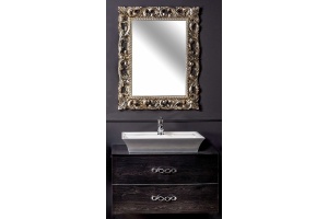 Тумба под раковину Armadi Art NeoArt 80 темное дерево - 3