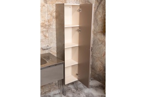 Шкаф - пенал Armadi Art Lucido 35 подвесной бежевый - 3