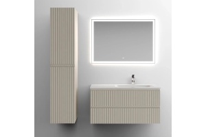 Тумба под раковину Sancos Snob T правая 99х44 бежевая - 3