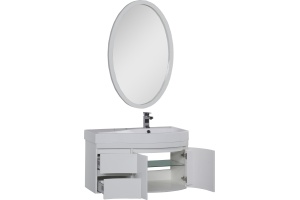 Мебель для ванной Aquanet Сопрано 95 белая R - 2