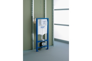 Комплект Система инсталляции для унитазов Grohe Rapid SL 38721001 3 в 1 с кнопкой смыва + Чаша для унитаза подвесного Jacob Delafon Patio EDV102-00 - 3