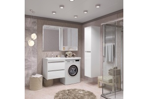 Тумба с раковиной Opadiris Фреш 120 под стиральную машину - 2