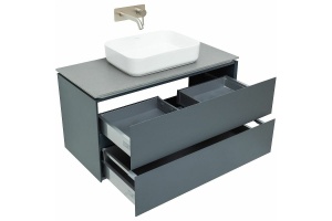 Тумба под раковину Allen Brau Infinity 100 черный матовый - 2
