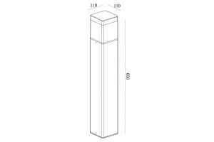 Уличный светодиодный светильник Mantra Chicago 8109 - 2