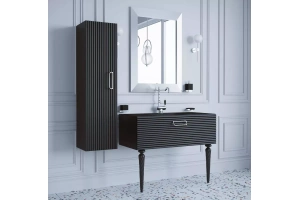 Шкаф-пенал Armadi Art Vallessi Avangarde 35 черный - хром - 3