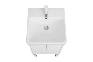 Тумба под раковину Aquaton Сканди Doors 45 белый  - 3