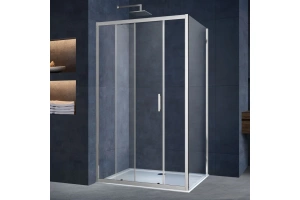 Душевой уголок Vincea Alpha 100х80 хром стекло прозрачное