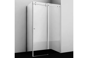 Душевой уголок Wasserkraft Vils 100x80 профиль хром стекло прозрачное