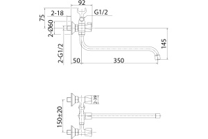 Смеситель Milardo Tring TRISB02M10 универсальный - 3