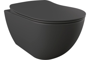Унитаз подвесной Creavit Free антрацит