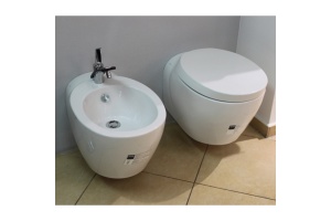 Унитаз подвесной Simas Bohemien с крышкой, белый (BO18) - 3