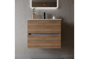 Тумба под раковину Sancos Urban 80 дуб галифакс (UR80EG) - 2