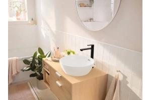 Смеситель для раковины Hansgrohe Rebris S черный матовый - 3