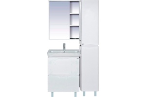 Зеркало-шкаф Misty Венера 60 белый L - 2