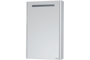 Зеркало-шкаф Aquaton Сильва 50 с подсветкой светлое дерево