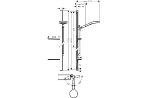 Набор для душа hansgrohe Rainfinity 130 3jet 27673000 - 2