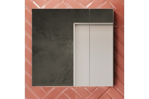 Зеркало-шкаф STWORKI Копенгаген 80 белое, навесное, прямоугольное, в современном стиле