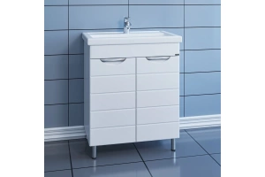 Тумба с раковиной Санта Родос 70 белый