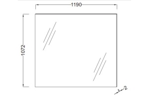 Зеркало Jacob Delafon Struktura EB1211 120 см - 3