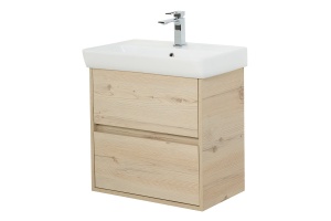 Тумба с раковиной BelBagno Neon 60 светлое дерево - 2