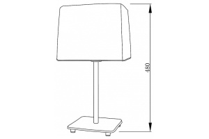 Настольная лампа декоративная Lucia Tucci Bristol 5 BRISTOL T894.1 - 3