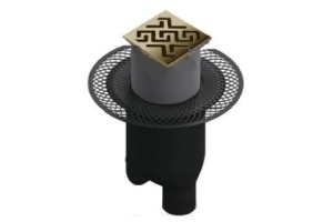 Душевой трап Berges Platz Antik 15х15 бронза