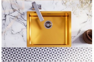 Мойка кухонная Alveus Quadrix Monarch 50 бронза - 3