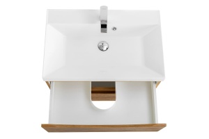 Тумба с раковиной Belbagno Marino 60 светлое дерево - 3