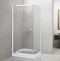 Душевой уголок Royal Bath HPV 90х90 с поддоном профиль белый стекло матовое RB90HPV-C - 1