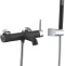 Смеситель для ванны с душем Boheme Uno 463-BCR black chrome - 0
