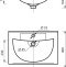 Мебельная раковина Misty Evva 60 D Р-Евв14060-Д - 3
