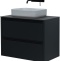 Тумба под раковину Allen Brau Fantasy 80 черный матовый 1.11001.AM - 0