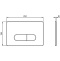 Клавиша смыва Ideal Standard Oleas хром R0117AA - 1