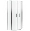 Душевой уголок Excellent Mazo 90х90 профиль хром стекло прозрачное KAEX.3000.2S.9090.LPx2 + KAEX.3001.2D.0400.LP - 0