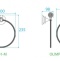 Полотенцедержатель Cezares OLIMP  OLIMP-RN-03/24-Sw - 2
