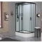 Душевая кабина Frank 120х80 левая черная стекло матовое 20067 - 2
