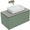 Тумба под раковину Allen Brau Infinity 85 серо - зеленый матовый 1.21002.CGM - 3