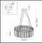 Подвесная люстра Odeon Light Classic Vassa 4987/6 - 3