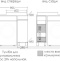 Тумба с раковиной над стиральной машиной Санта Марс 29 белый - 6