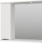 Зеркало-шкаф Misty Атлантик 80 L белый с подсветкой  П-Атл-4080-010Л - 0