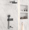 Душевой комплект Vincea Inspire с термостатом темный хром VSFW-432TI2GM - 2