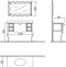 Мебельная раковина Belbagno Angel 120х59,5 белый  BB320ANB-B - 2