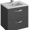 EB390RU-N14 тумба под раковину OLA /59,8x45x56/(серый антрацит) - 0