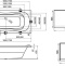 Акриловая ванна Ravak Campanula II 170x75 см  CA21000000 - 1