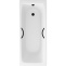 Чугунная ванна Delice Biove 170x75 DLR220509RB с черными матовыми ручками без антискользящего покрытия - 0
