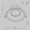 Встраиваемый светильник Maytoni Dot DL028-2-01W - 4