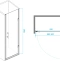 Душевая дверь в нишу RGW Passage PA-06B 90х195 профиль черный стекло прозрачное 41080609-14 - 2