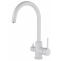 Смеситель Kaiser Merkur 26744-4 для кухонной мойки, белый - 0