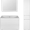 Мебель для ванной Style Line Атлантика 100 Люкс Plus, напольная, белая - 1